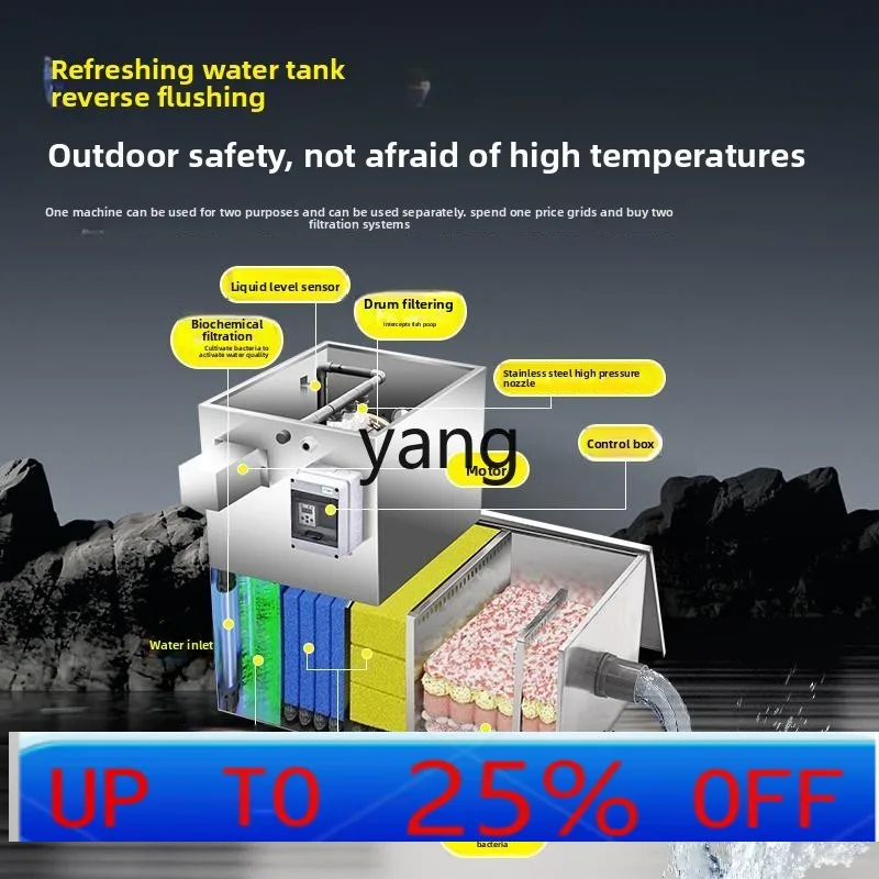 yhm fish pond filter to automatic backwash purification system Aquaculture water circulation system 
yhm fish pond filter to automatic backwash purification system Aquaculture water circulation system