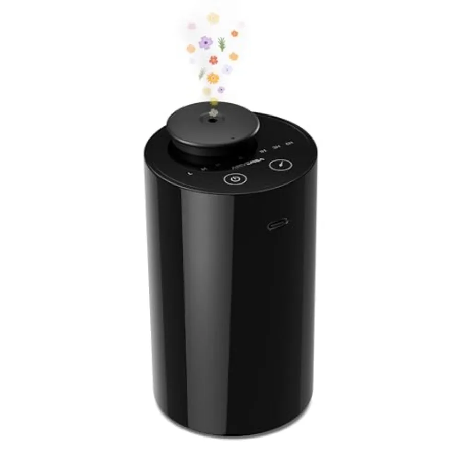Waterless Diffuser for Essential Oil, Car Diffsuer, Battery Operated Nebulizer, 0.7 Fl Oz/ 20mL, Mini Scent Air Machine, 3 Time
Waterless Diffuser for Essential Oil, Car Diffsuer, Battery Operated Nebulizer, 0.7 Fl Oz/ 20mL, Mini Scent Air Machine, 3 Time