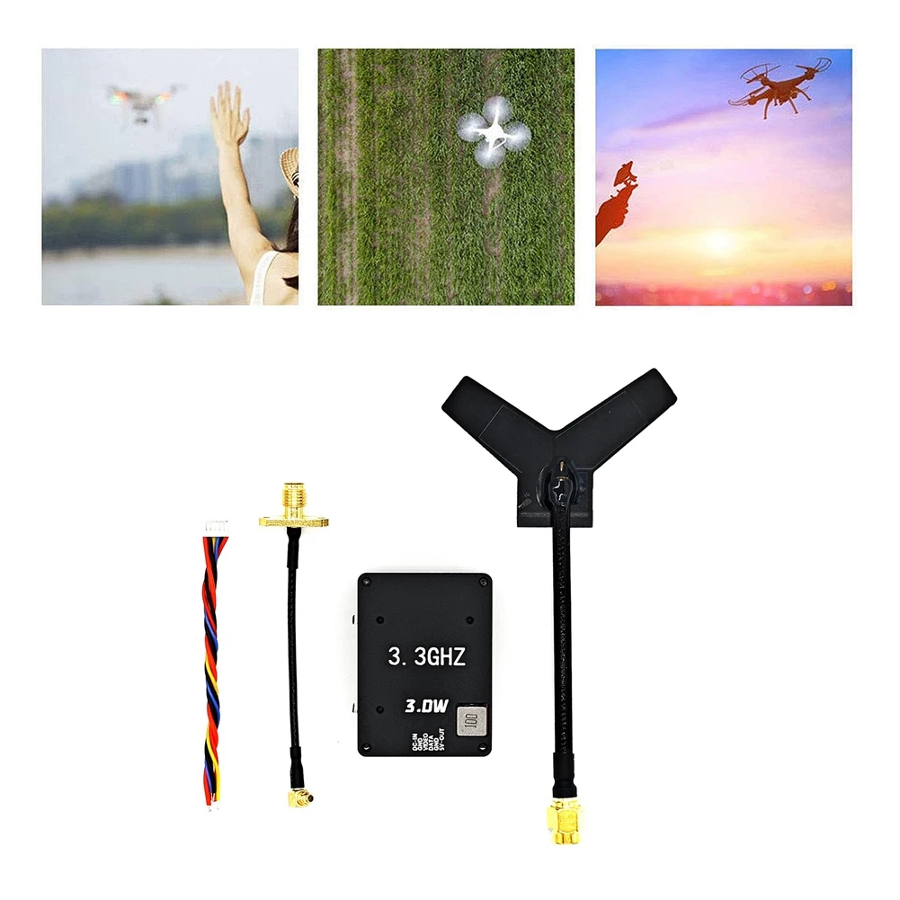 WOTT-3.3G 3W VTX 16CH FPV Audio Video Transmitter For FPV Long Range RC Drone
WOTT-3.3G 3W VTX 16CH FPV Audio Video Transmitter For FPV Long Range RC Drone