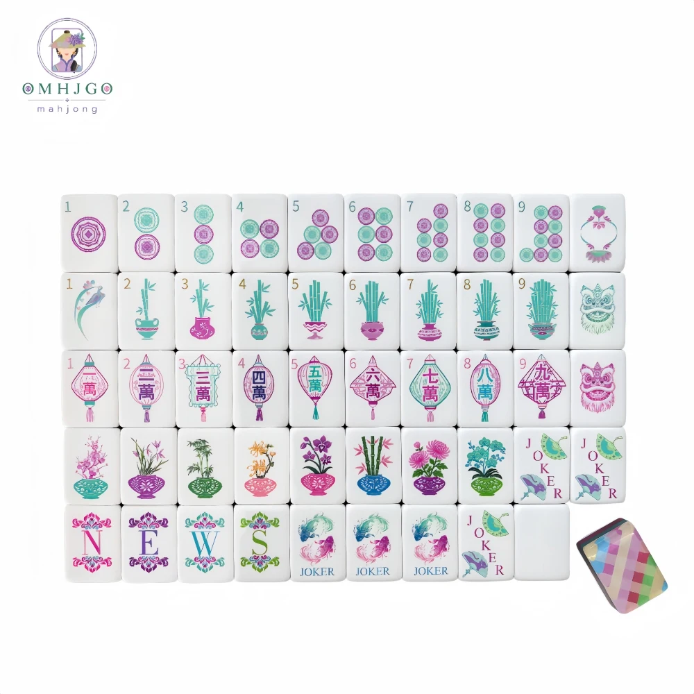 160 Tiles Plaid Acrylic American Mahjong Set Engraved Luxury Mah Jongg Tiles Portable Table Game for Family Party Surprise Gift
160 Tiles Plaid Acrylic American Mahjong Set Engraved Luxury Mah Jongg Tiles Portable Table Game for Family Party Surprise Gift