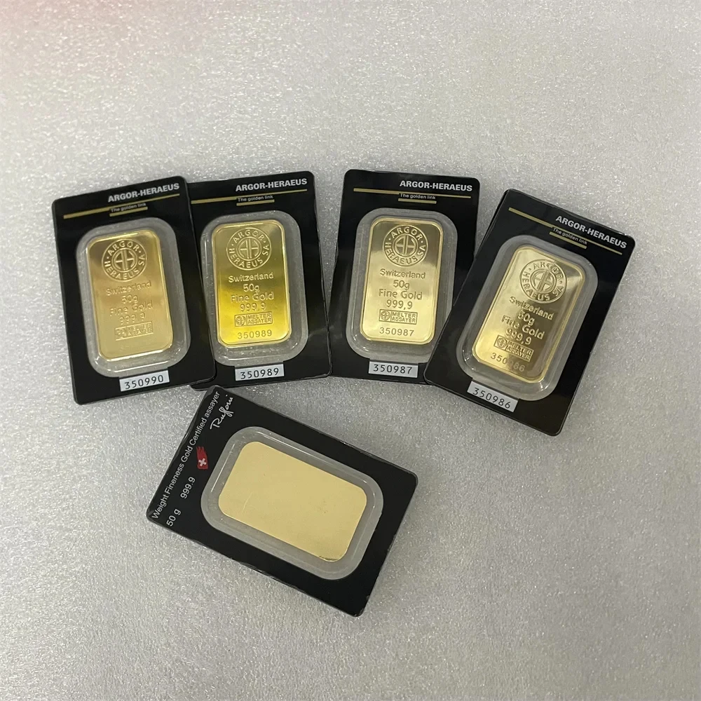 Good Sales Non-Magnetic Metal Bar APMEX 1oz Gold Plated Swiss Souvenir Bar Sealed Packaging Gold Silver Coin For Business Gifts
Good Sales Non-Magnetic Metal Bar APMEX 1oz Gold Plated Swiss Souvenir Bar Sealed Packaging Gold Silver Coin For Business Gifts