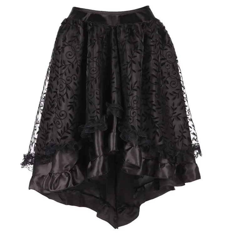 Halloween Short Mesh Skirt Midi Gothic Dark Asymmetric Half-length Women's Loose Fit Mid-waist Polyester Velvet Fabric
Halloween Short Mesh Skirt Midi Gothic Dark Asymmetric Half-length Women's Loose Fit Mid-waist Polyester Velvet Fabric