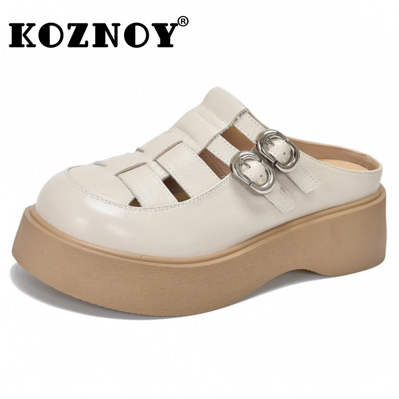 Koznoy 4,5 см, сандалии Мэри Джейн из коровьей кожи на плоской подошве, туфли-лодочки без шнуровки, женские ботинки на плоской подошве, летние ботинки на танкетке, обувь
Koznoy 4,5 см, сандалии Мэри Джейн из коровьей кожи на плоской подошве, туфли-лодочки без шнуровки, женские ботинки на плоской подошве, летние ботинки на танкетке, обувь