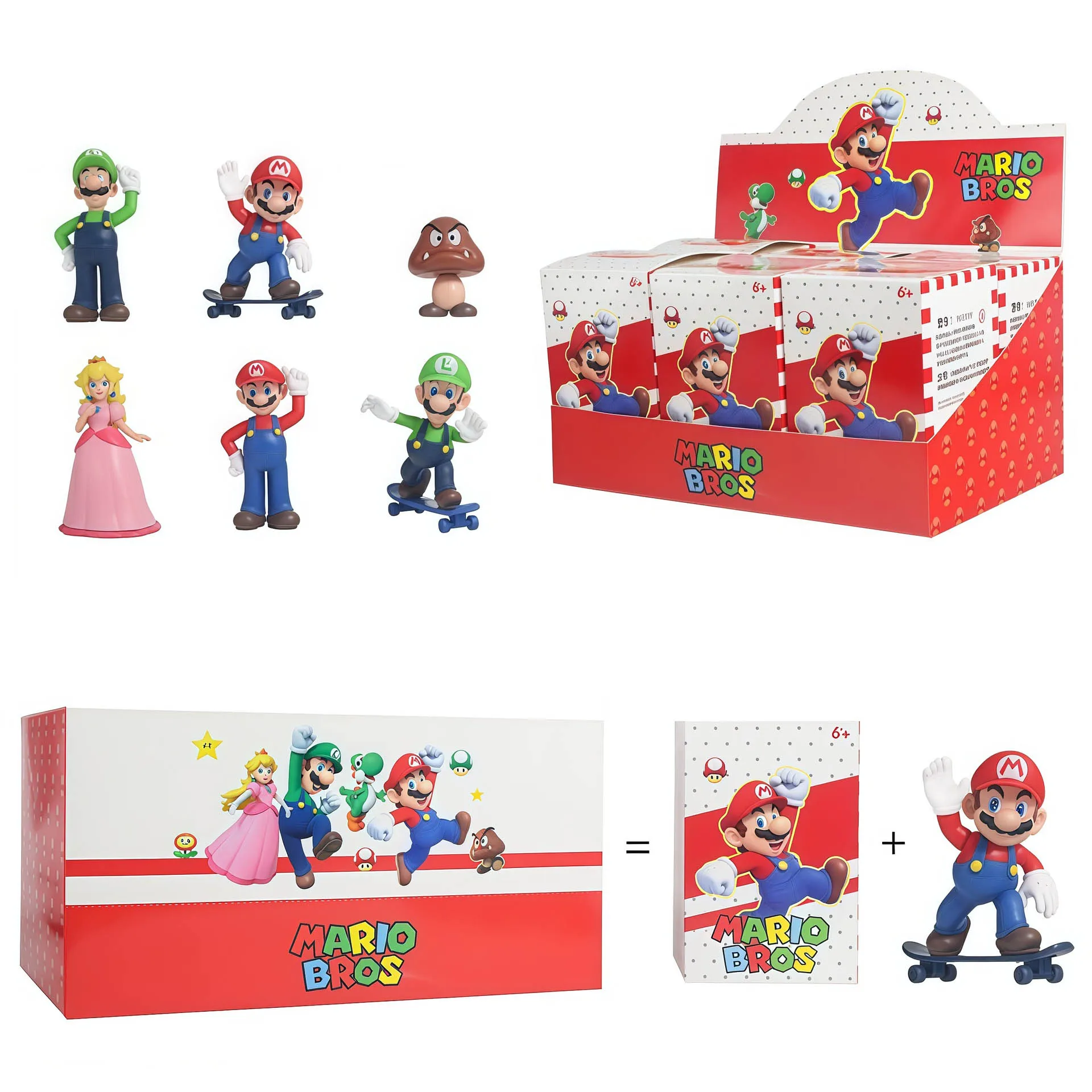 Коллекционные фигурки Bandai Hot Super Mario Bros: Луиджи, Йоши, Марио. Креативные аниме-игрушки для детей, подарок на Рождество.
Коллекционные фигурки Bandai Hot Super Mario Bros: Луиджи, Йоши, Марио. Креативные аниме-игрушки для детей, подарок на Рождество.