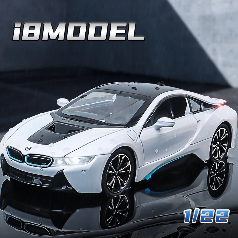 1:22 BMW I8 Sports Car Alloy Simulation Diecast Metal Car Model Sound & light Series Children's Toy Collection Gift
1:22 BMW I8 Sports Car Alloy Simulation Diecast Metal Car Model Sound & light Series Children's Toy Collection Gift