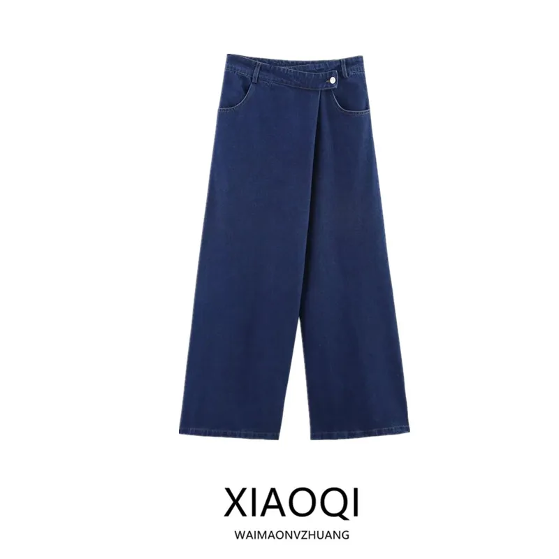 Spring 2025 High Waist Double Breasted Women's Jeans Loose Straight Leg Long Pants New Arrival Faionable Ladies Denim Trousers 
Spring 2025 High Waist Double Breasted Women's Jeans Loose Straight Leg Long Pants New Arrival Faionable Ladies Denim Trousers