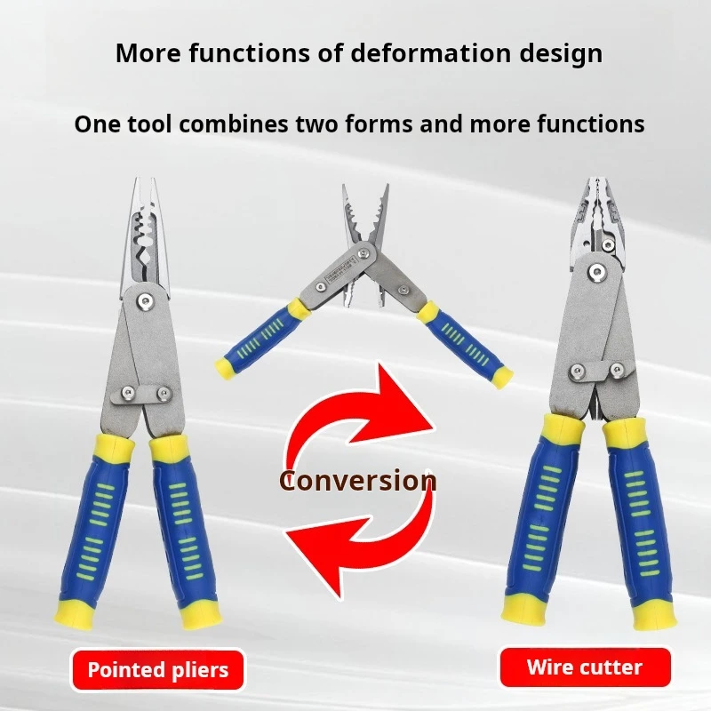 Multi-function wire cutters High performance practical tools Pliers Needle Nose Pliers electrician Wire strippers
Multi-function wire cutters High performance practical tools Pliers Needle Nose Pliers electrician Wire strippers