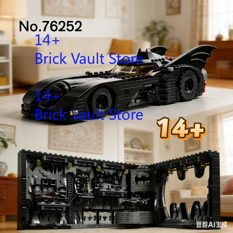DIY Creative 76252 Batcave Shadow Box Superhero Batcave 3981 Pcs Building Blocks Model Kit High Precision Durable Material
DIY Creative 76252 Batcave Shadow Box Superhero Batcave 3981 Pcs Building Blocks Model Kit High Precision Durable Material