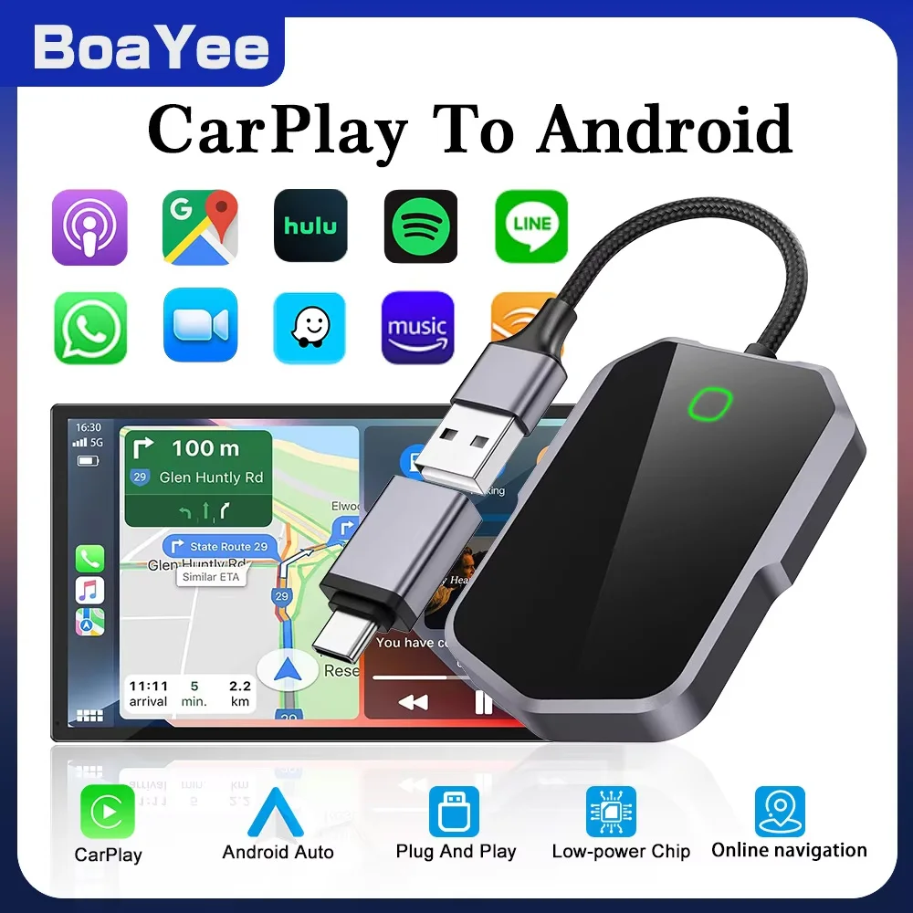 2in1 Mini USB Wireless Carplay Adapter For iPhone Apple Android Auto Wireless Carplay For Hyundai VW Mazda Cadillac type c port
2in1 Mini USB Wireless Carplay Adapter For iPhone Apple Android Auto Wireless Carplay For Hyundai VW Mazda Cadillac type c port