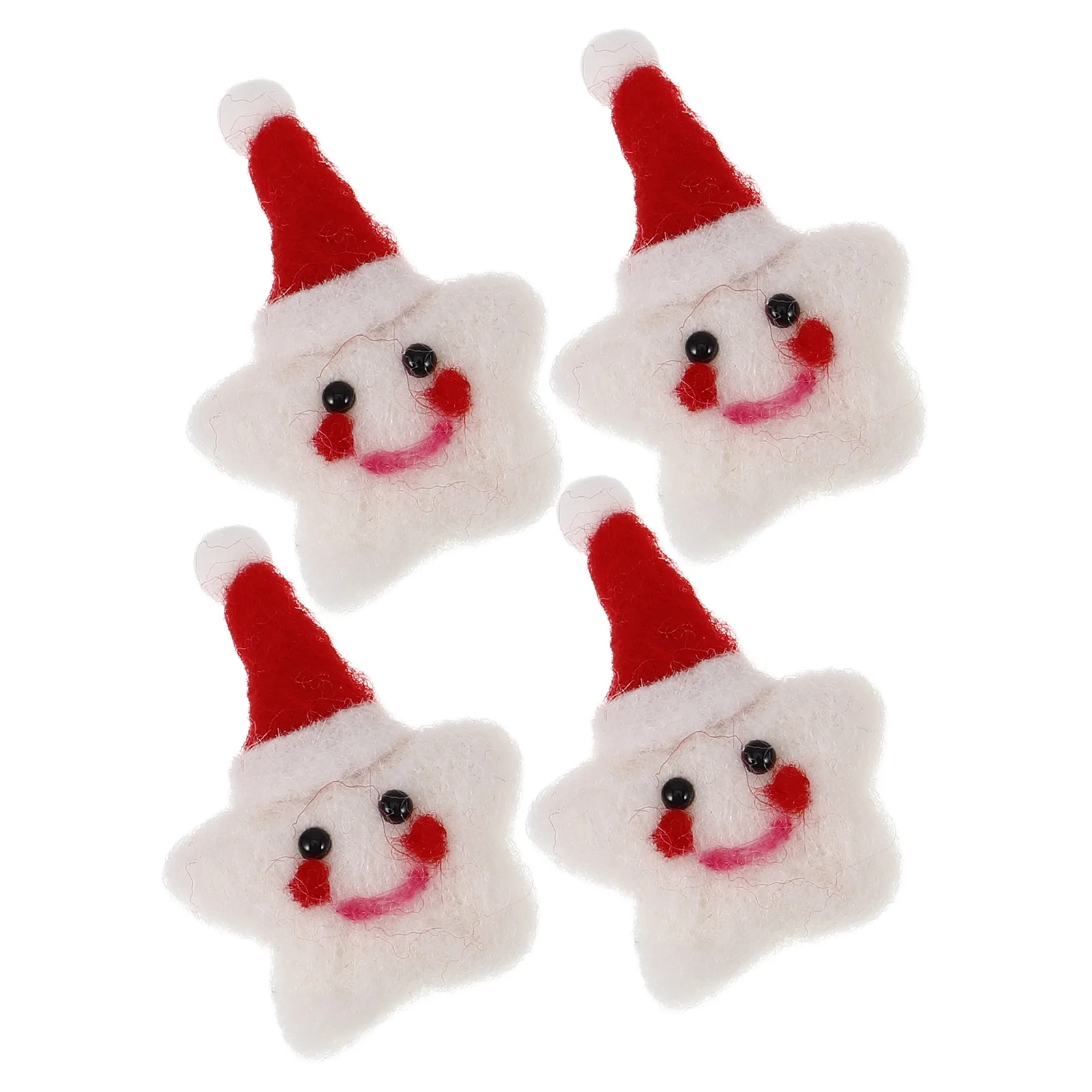 4 Pcs Christmas Plush Decoration Lovely Star Charms Hanging Stars Tree Decorations Pentagram Mini Felt Ornaments Wool
4 Pcs Christmas Plush Decoration Lovely Star Charms Hanging Stars Tree Decorations Pentagram Mini Felt Ornaments Wool