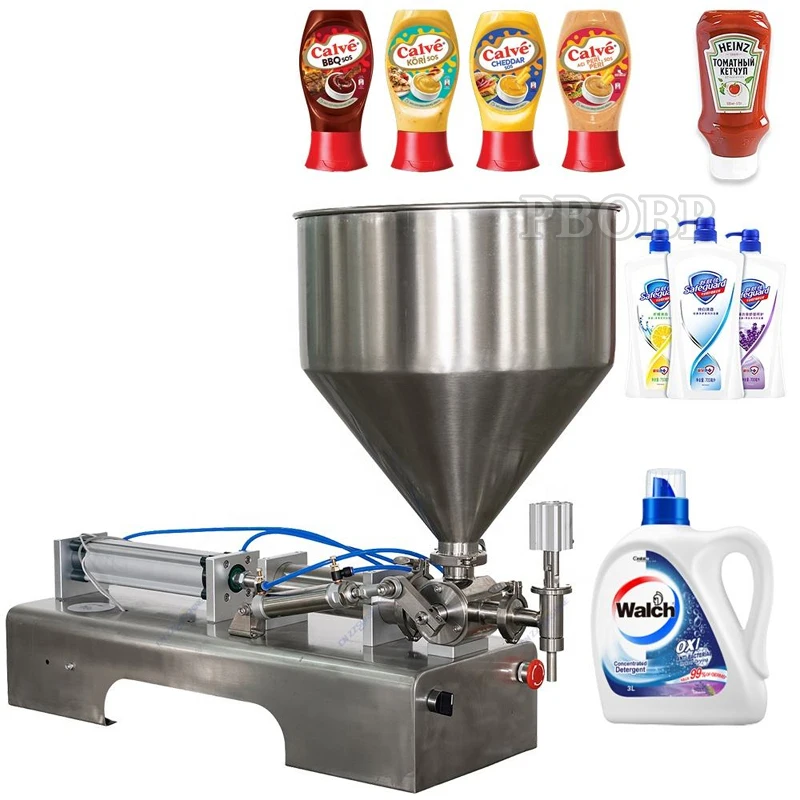 Semi Automatic Paste Filling Machine for Honey Jam Ketchup Syrup Peanut Butter High Viscosity Food Bottling Equipment
Semi Automatic Paste Filling Machine for Honey Jam Ketchup Syrup Peanut Butter High Viscosity Food Bottling Equipment
