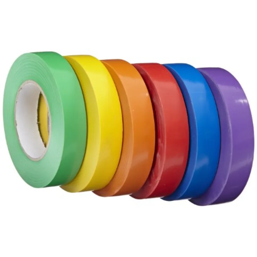 Vinyl Gym Tape School Pack - 1 inch x 60 yards - Set of 6 - Assorted Colors - Ideal for Athletic Training Physical Education Cl
Vinyl Gym Tape School Pack - 1 inch x 60 yards - Set of 6 - Assorted Colors - Ideal for Athletic Training Physical Education Cl