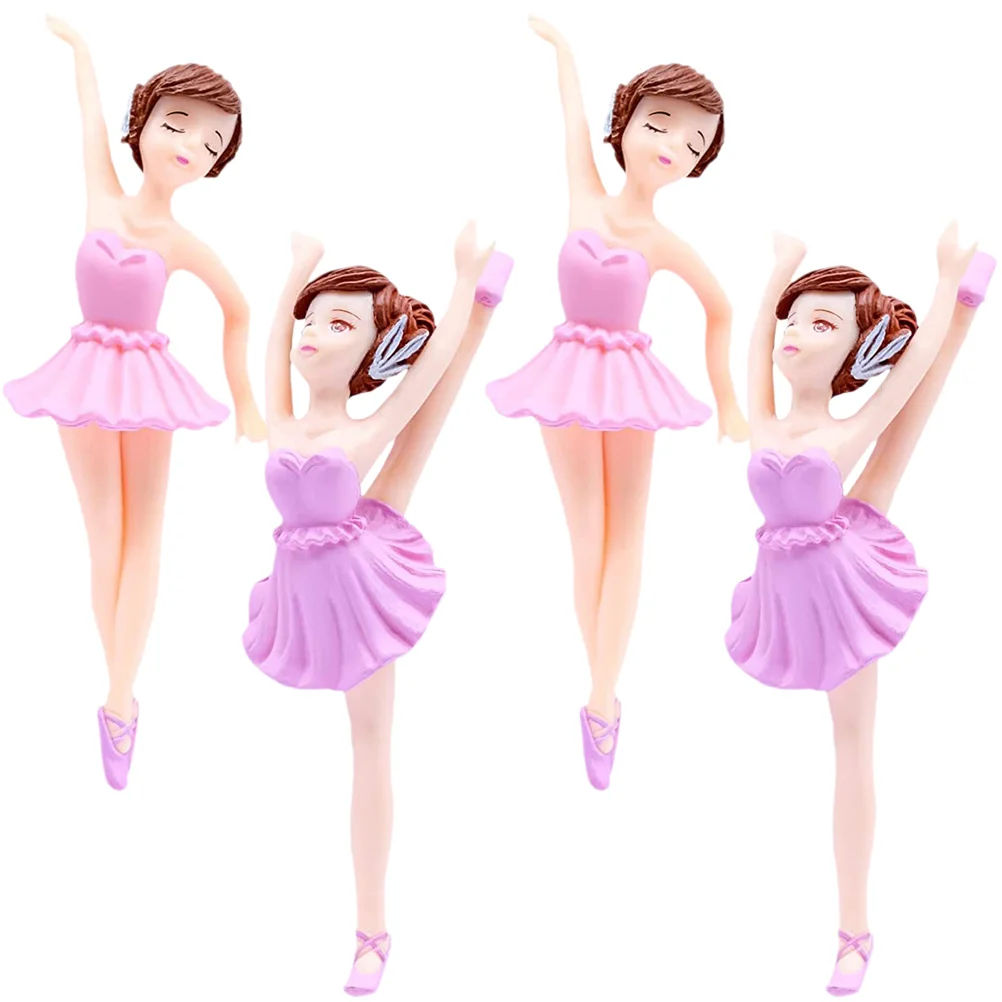 4 Pcs Girl Cake Decoration Ladybug Dollhouse nament Ballet Dancer Statue Birthday Party Cupcake Topper Dessert
4 Pcs Girl Cake Decoration Ladybug Dollhouse nament Ballet Dancer Statue Birthday Party Cupcake Topper Dessert