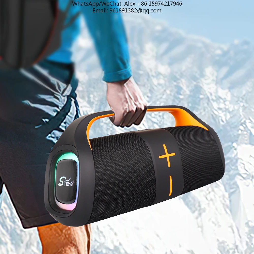 Портативная многофункциональная музыкальная колонка SING-E с Bluetooth, мощным басом и функцией DJ, идеально подходит для вечеринок и кемпинга
Портативная многофункциональная музыкальная колонка SING-E с Bluetooth, мощным басом и функцией DJ, идеально подходит для вечеринок и кемпинга
