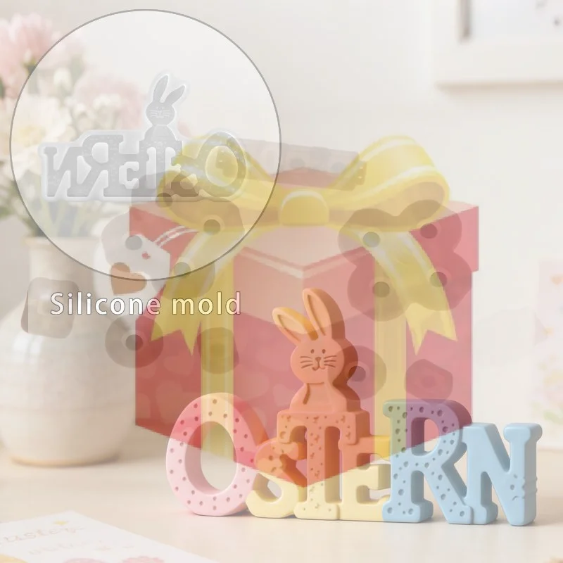 Easter Rabbit Letter Ornament Mold For DIY Handmade Bunny Plaster Resin Craft Clay Gypsum Silicone Molds Festive Home Decoration
Easter Rabbit Letter Ornament Mold For DIY Handmade Bunny Plaster Resin Craft Clay Gypsum Silicone Molds Festive Home Decoration