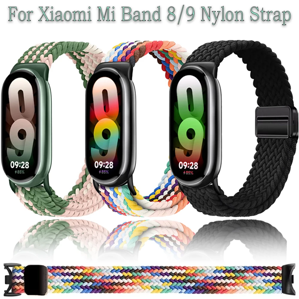 Nylon Magnetic Loop Strap for Xiaomi Mi Band 10 9 8 Comfortable Soft Breathable Replacement Wristband Xiaomi Mi Band 9 Accessory
Nylon Magnetic Loop Strap for Xiaomi Mi Band 10 9 8 Comfortable Soft Breathable Replacement Wristband Xiaomi Mi Band 9 Accessory