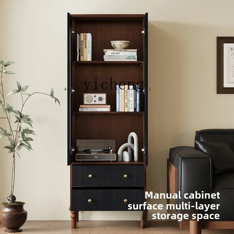 ZC solid wood dining side cabinet against the wall locker living room wall French retro locker
ZC solid wood dining side cabinet against the wall locker living room wall French retro locker