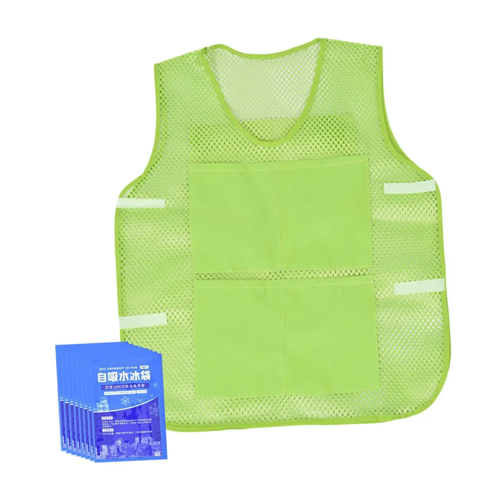Summer Cooling Vest Lightweight Adjustable with 8 Ice Packs for Outside Motorcycle Gardening Hot Weather Working Fishing
Summer Cooling Vest Lightweight Adjustable with 8 Ice Packs for Outside Motorcycle Gardening Hot Weather Working Fishing
