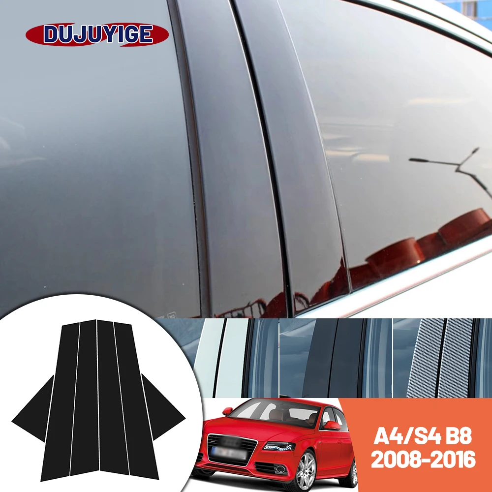 Bright black carbon fiber door and window B C Pillar sticker suitable For Audi A4 B8 S4 2008-2016 2009 2010 2011 2012 2013
Bright black carbon fiber door and window B C Pillar sticker suitable For Audi A4 B8 S4 2008-2016 2009 2010 2011 2012 2013