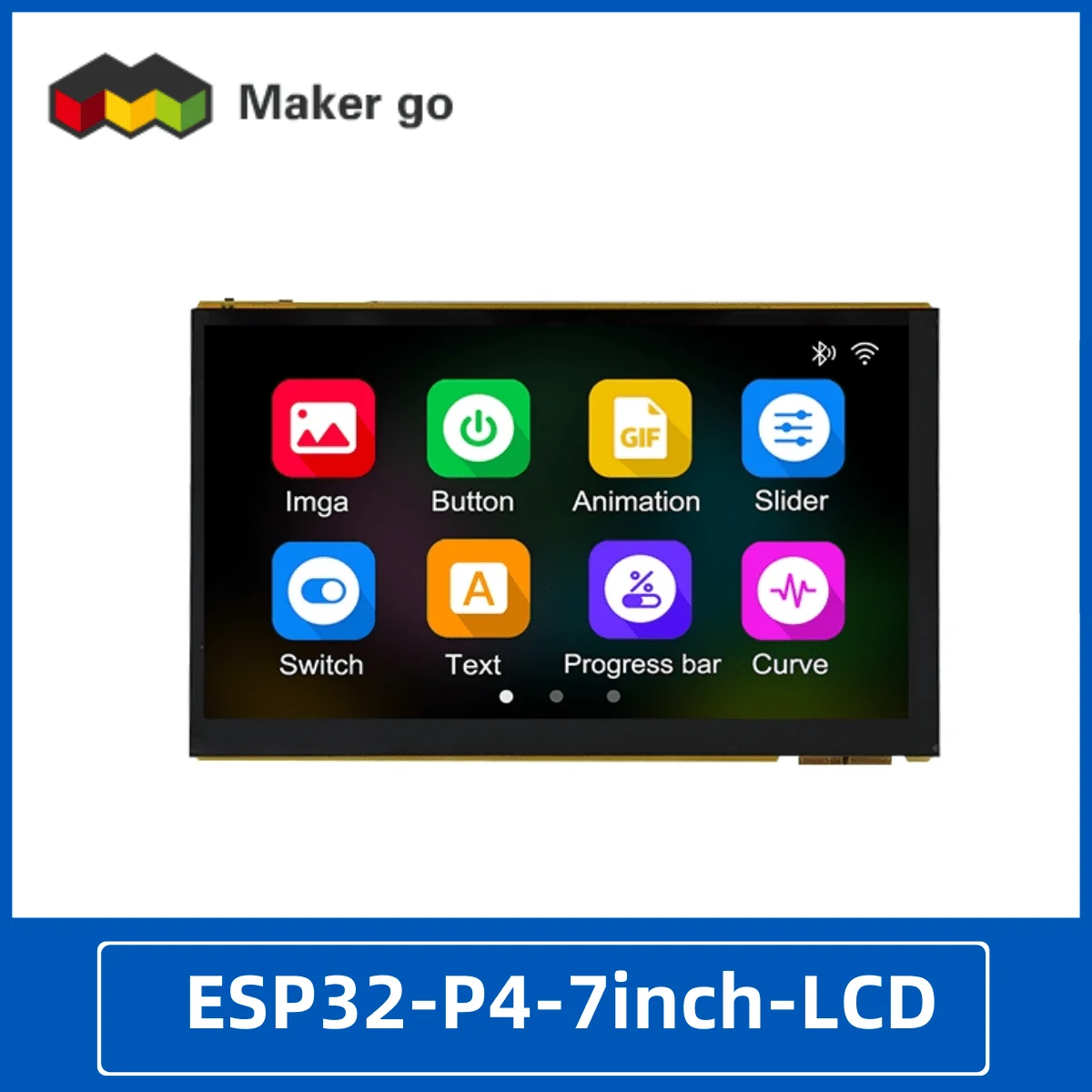 Плата разработки ESP32 P4, 7-дюймовый дисплей, 7-дюймовый сенсорный ЖК-экран, встроенный порт для камеры ESP32-C6, порт динамика
Плата разработки ESP32 P4, 7-дюймовый дисплей, 7-дюймовый сенсорный ЖК-экран, встроенный порт для камеры ESP32-C6, порт динамика