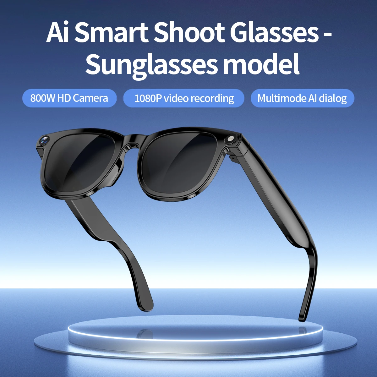 New 800W Camera AI Glasses Men Video Recording Photo Call Music Translation Voice Assistant Smart Glass
New 800W Camera AI Glasses Men Video Recording Photo Call Music Translation Voice Assistant Smart Glass