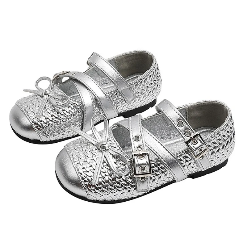 Silver Girls' Princess Mary Jane Shoes 2025 Autumn New Bow Design Soft Soles Children’s Casual Shoes Fashion Kids' Dance Shoes
Silver Girls' Princess Mary Jane Shoes 2025 Autumn New Bow Design Soft Soles Children’s Casual Shoes Fashion Kids' Dance Shoes