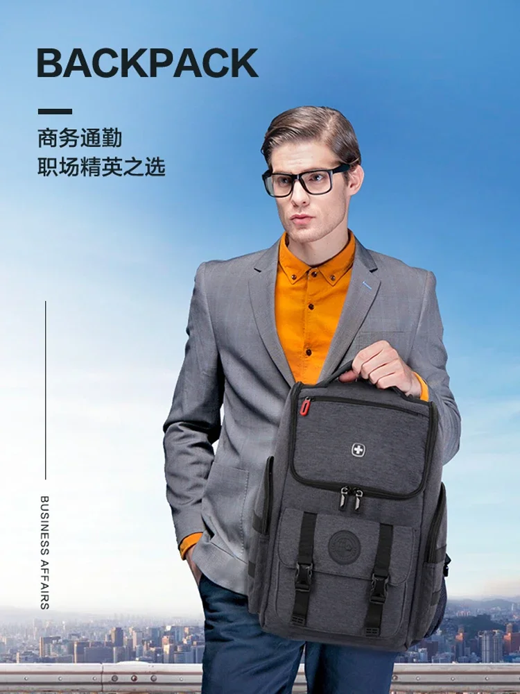 SUISSEWIN Bags Computer Business Travel Outdoor Travel Tide Large Capacity Backpack Men's Backpack
SUISSEWIN Bags Computer Business Travel Outdoor Travel Tide Large Capacity Backpack Men's Backpack