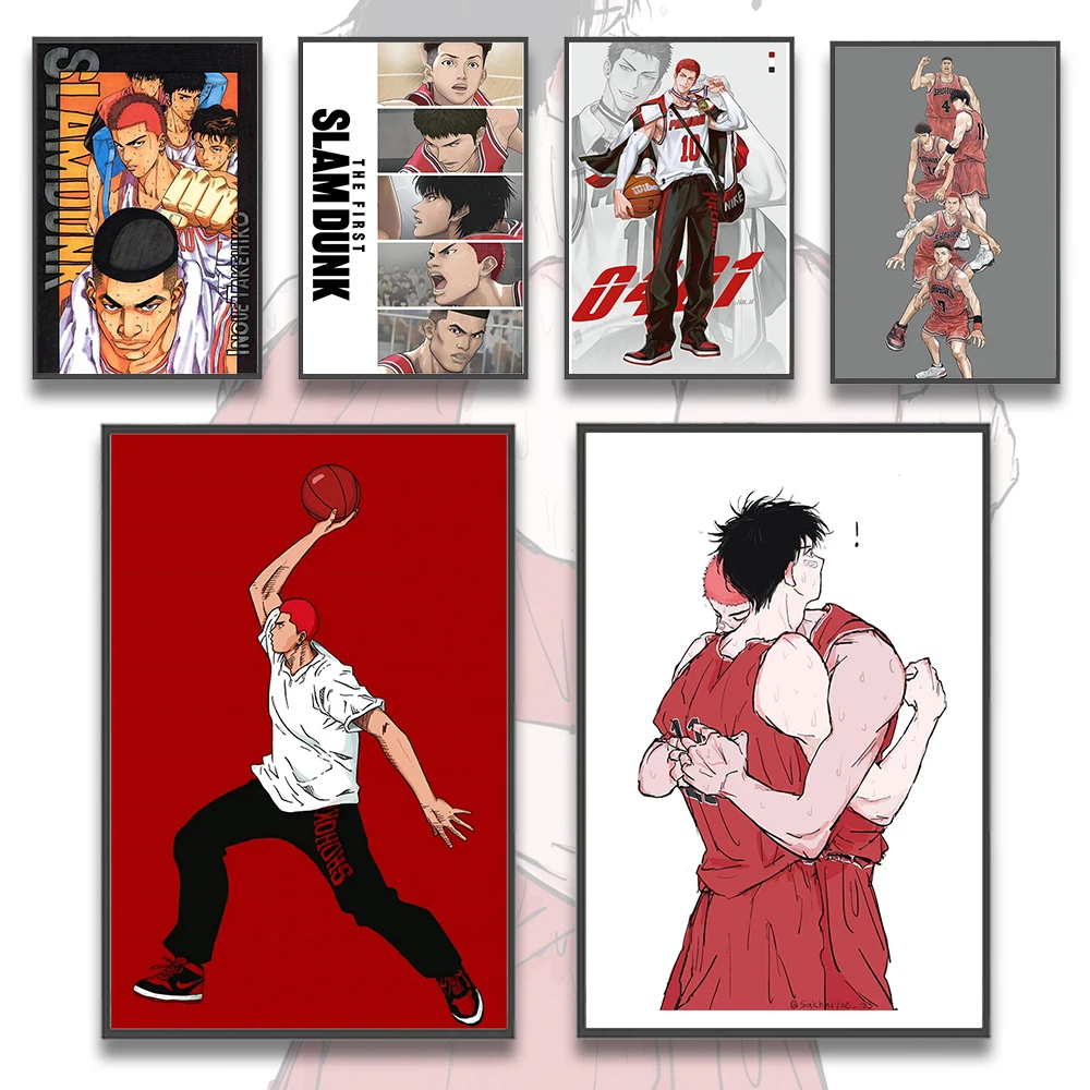 Slam Dunk Anime Self-adhesive Poster Rukawa Kaede Cartoons Wallpaper Hanamichi Sakuragi Photos Home Decoration Painting Wall Art
Slam Dunk Anime Self-adhesive Poster Rukawa Kaede Cartoons Wallpaper Hanamichi Sakuragi Photos Home Decoration Painting Wall Art