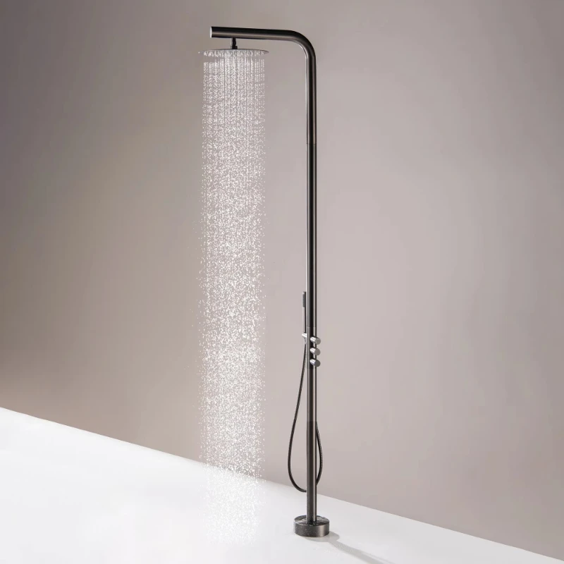 12 Bronze Grey Single Function Outdoor Shower Head Solid Brass
12 Bronze Grey Single Function Outdoor Shower Head Solid Brass