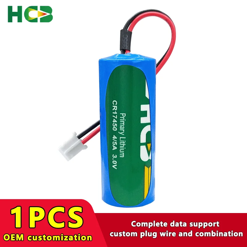 HCB CR17450 Add PH2.0 Plug Non-rechargeable Lithium Battery Water Meter 3.0V Intelligent Water Meter Dedicated GPS Instrument
HCB CR17450 Add PH2.0 Plug Non-rechargeable Lithium Battery Water Meter 3.0V Intelligent Water Meter Dedicated GPS Instrument
