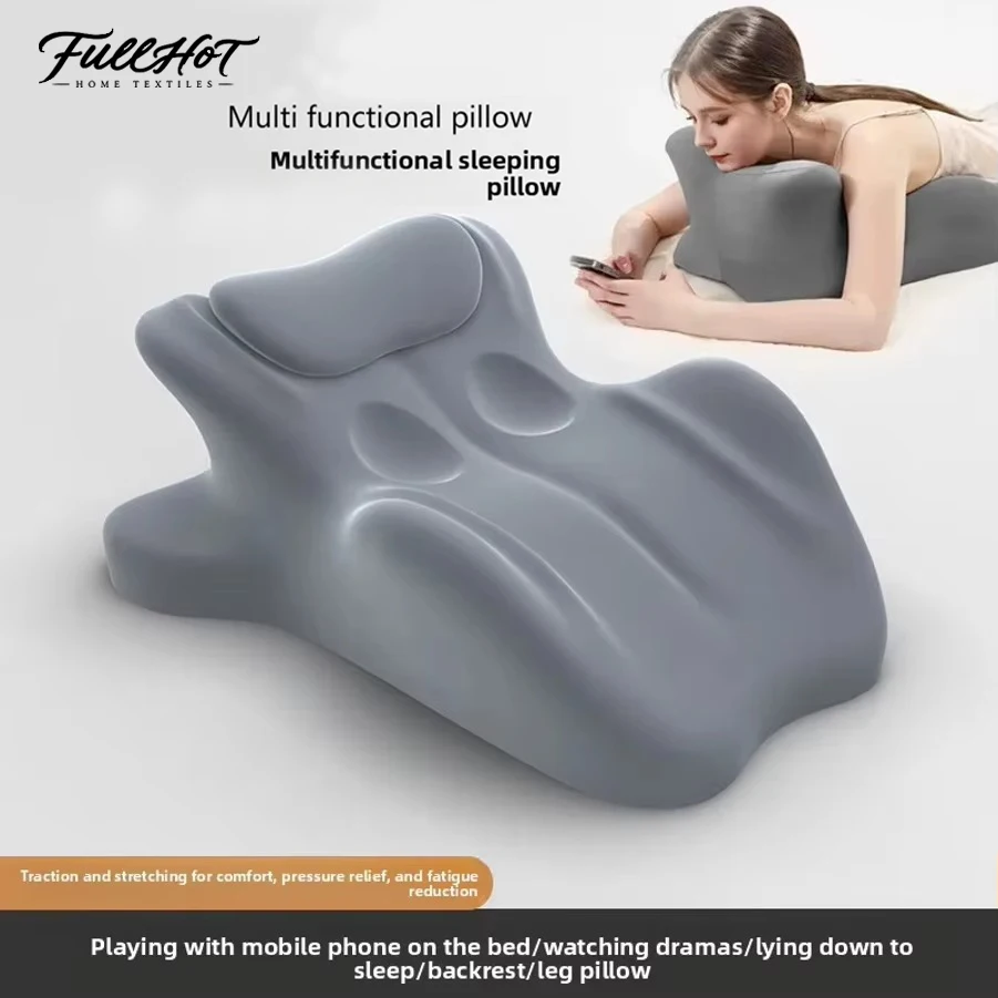 FULLHOT Multifunctional Bedroom Pillow for Prone Sleeping Phone Use Couples Headrest Lumbar Back Support Cushion
FULLHOT Multifunctional Bedroom Pillow for Prone Sleeping Phone Use Couples Headrest Lumbar Back Support Cushion