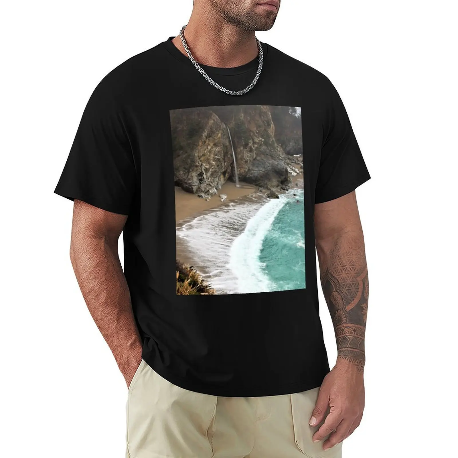 McWay Falls on a Foggy Day T-Shirt Fashion Simple Casual Tee Shirt
McWay Falls on a Foggy Day T-Shirt Fashion Simple Casual Tee Shirt