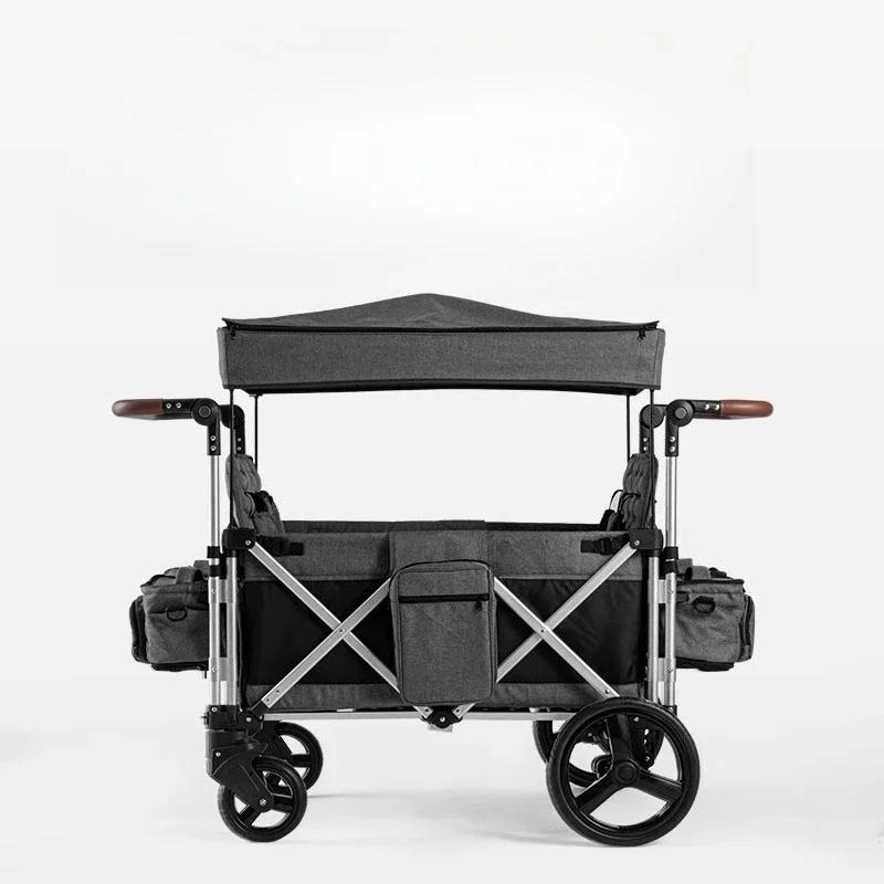 Children's outdoor twin babies can sit and lie down, baby walking artifact baby second child camp four-seat cart
Children's outdoor twin babies can sit and lie down, baby walking artifact baby second child camp four-seat cart