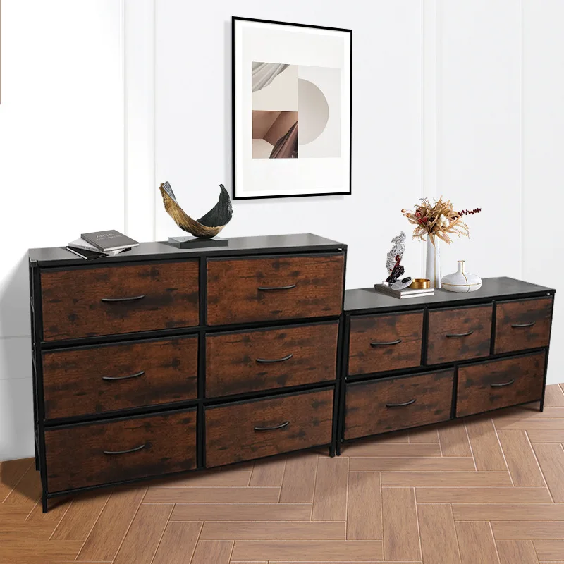 Vintage Fabric Drawer Storage Cabinet, Multi-Layer Iron Frame Organizer, Simple Modern Free-Standing Wardrobe, 5-Drawer/6-Drawer
Vintage Fabric Drawer Storage Cabinet, Multi-Layer Iron Frame Organizer, Simple Modern Free-Standing Wardrobe, 5-Drawer/6-Drawer