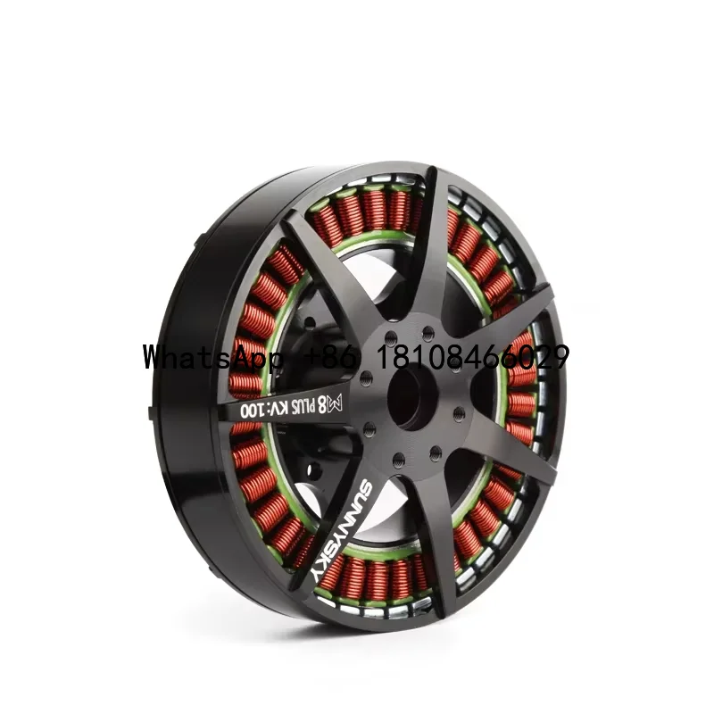 NewM8 Plus 100KV Brushless Motor High Efficiency Strong Power Safety Industrial Grade Power Fixed-wing VTOL UA
NewM8 Plus 100KV Brushless Motor High Efficiency Strong Power Safety Industrial Grade Power Fixed-wing VTOL UA