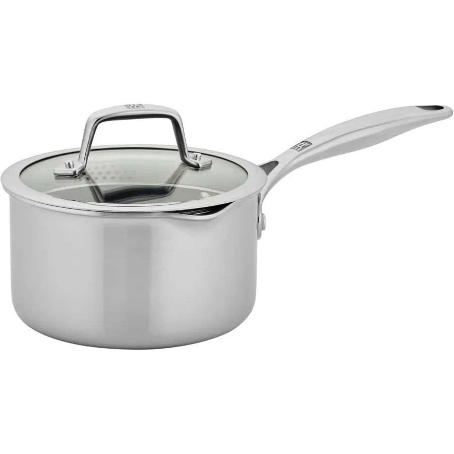 Energy Plus 2-qt Stainless Steel Ceramic Nonstick Tall Saucepan
Energy Plus 2-qt Stainless Steel Ceramic Nonstick Tall Saucepan