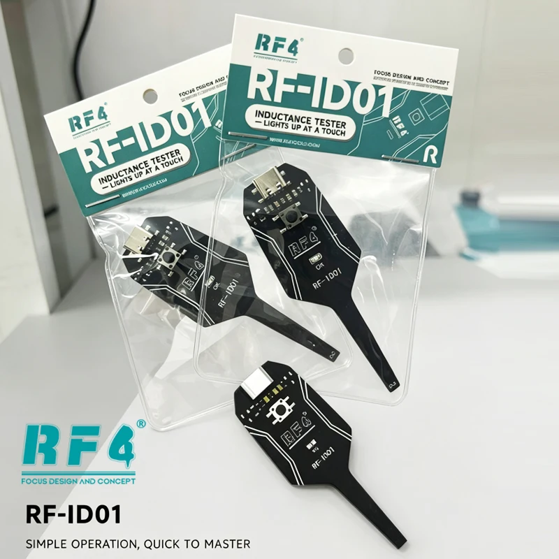 RF4 ID01 Inductor Detector Tool Motherboard Coil Tester for phone motherboard Repair Electromagnetic Induction Quick Fault Check
RF4 ID01 Inductor Detector Tool Motherboard Coil Tester for phone motherboard Repair Electromagnetic Induction Quick Fault Check