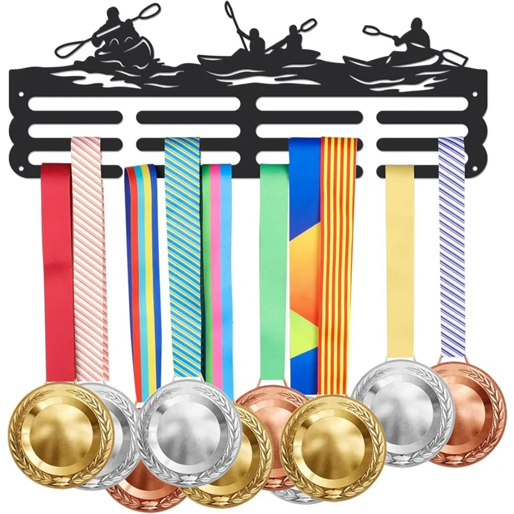 Kayaking Medal Display Rack for Water Sports Medal Display Holder Male Iron Wall Mounted Hooks for 40+ Awards Sports Ribbon
Kayaking Medal Display Rack for Water Sports Medal Display Holder Male Iron Wall Mounted Hooks for 40+ Awards Sports Ribbon