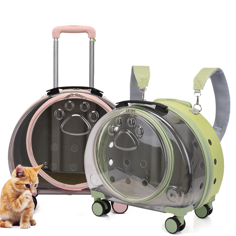 Dual Purpose Fashion Pink Portable Clear View Pet Trolley Dog Cat House Luggage Travel Backpack Pet Carrier Trolly
Dual Purpose Fashion Pink Portable Clear View Pet Trolley Dog Cat House Luggage Travel Backpack Pet Carrier Trolly