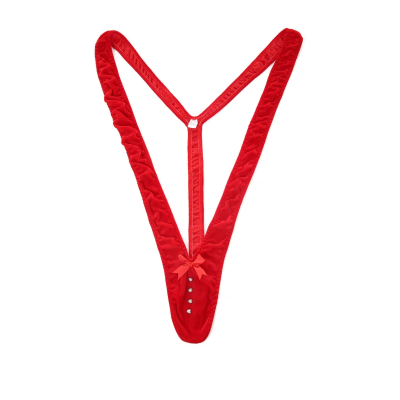 Men's Bodysuit V-Shape Overalls Santa Cosplay Christmas Underwear Bow T-Back Gay Jockstrap Convex Pouch Thongs And G Strings
Men's Bodysuit V-Shape Overalls Santa Cosplay Christmas Underwear Bow T-Back Gay Jockstrap Convex Pouch Thongs And G Strings