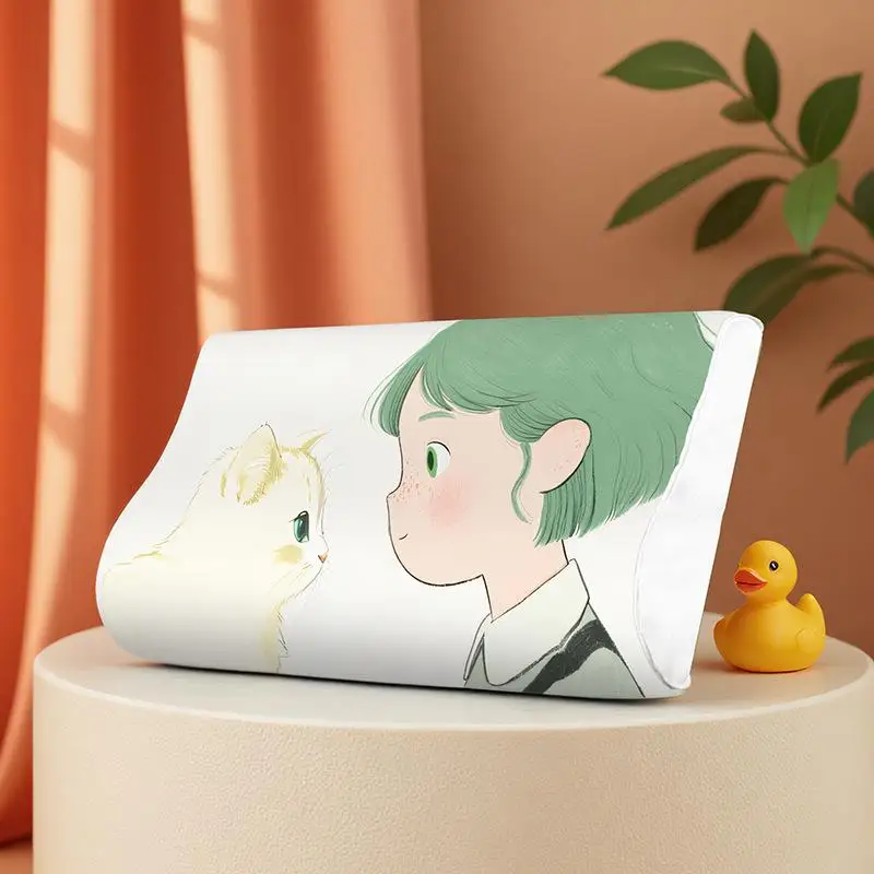 Water Washable Children's Memory Foam Pillow Cartoon Print High And Low Adjustable Eco Friendly Cotton Core Health Care Pillow
Water Washable Children's Memory Foam Pillow Cartoon Print High And Low Adjustable Eco Friendly Cotton Core Health Care Pillow