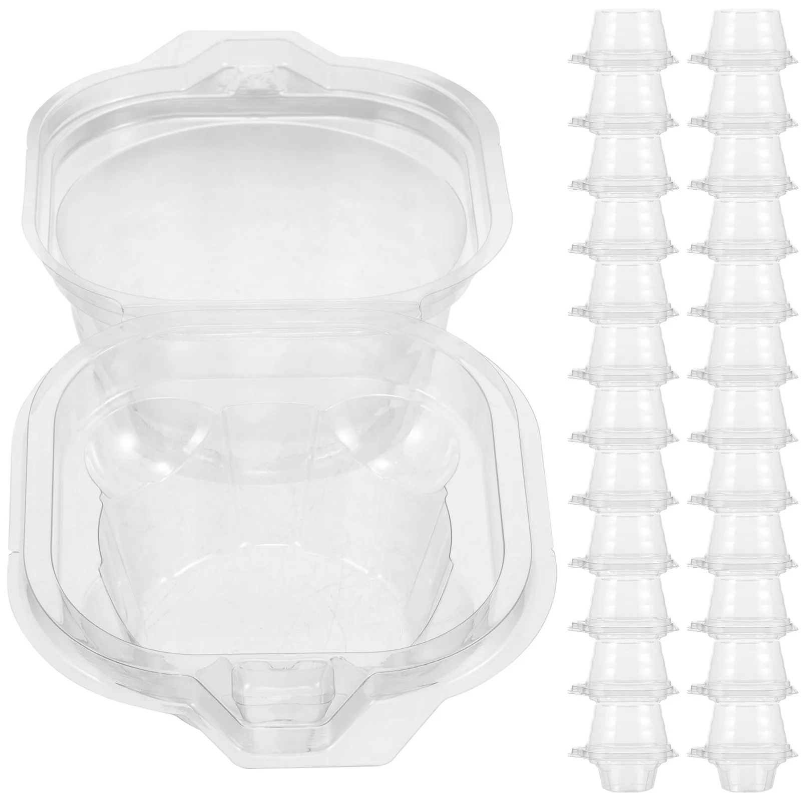 25 Pcs Cake Boxes Cupcake Containers Dessert Storage Food Grade Pet Clear Mini Small Packaging Bakery Cookie Box
25 Pcs Cake Boxes Cupcake Containers Dessert Storage Food Grade Pet Clear Mini Small Packaging Bakery Cookie Box