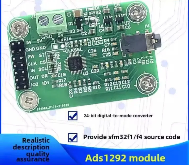 ADS1292 Module ADS1292R ECG Front-end ECG
ADS1292 Module ADS1292R ECG Front-end ECG
