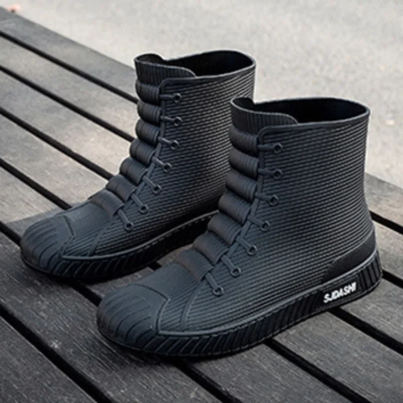 Мужские резиновые сапоги, модные резиновые сапоги на открытом воздухе, нескользящая обувь для рыбалки для мужчин, зимние теплые хлопковые резиновые сапоги Botas Lluvia Hombre
Мужские резиновые сапоги, модные резиновые сапоги на открытом воздухе, нескользящая обувь для рыбалки для мужчин, зимние теплые хлопковые резиновые сапоги Botas Lluvia Hombre