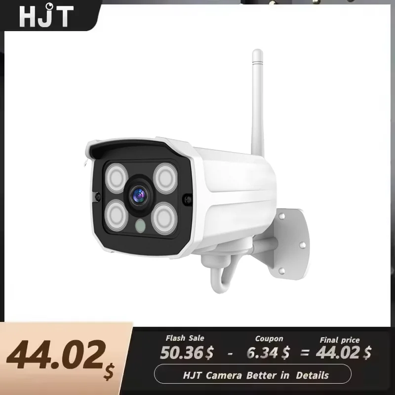 HJT 5MP Wireless Outdoor Security Wifi AI 98ft IR Night Human Detection Bullet Waterproof Wireless H.265
HJT 5MP Wireless Outdoor Security Wifi AI 98ft IR Night Human Detection Bullet Waterproof Wireless H.265