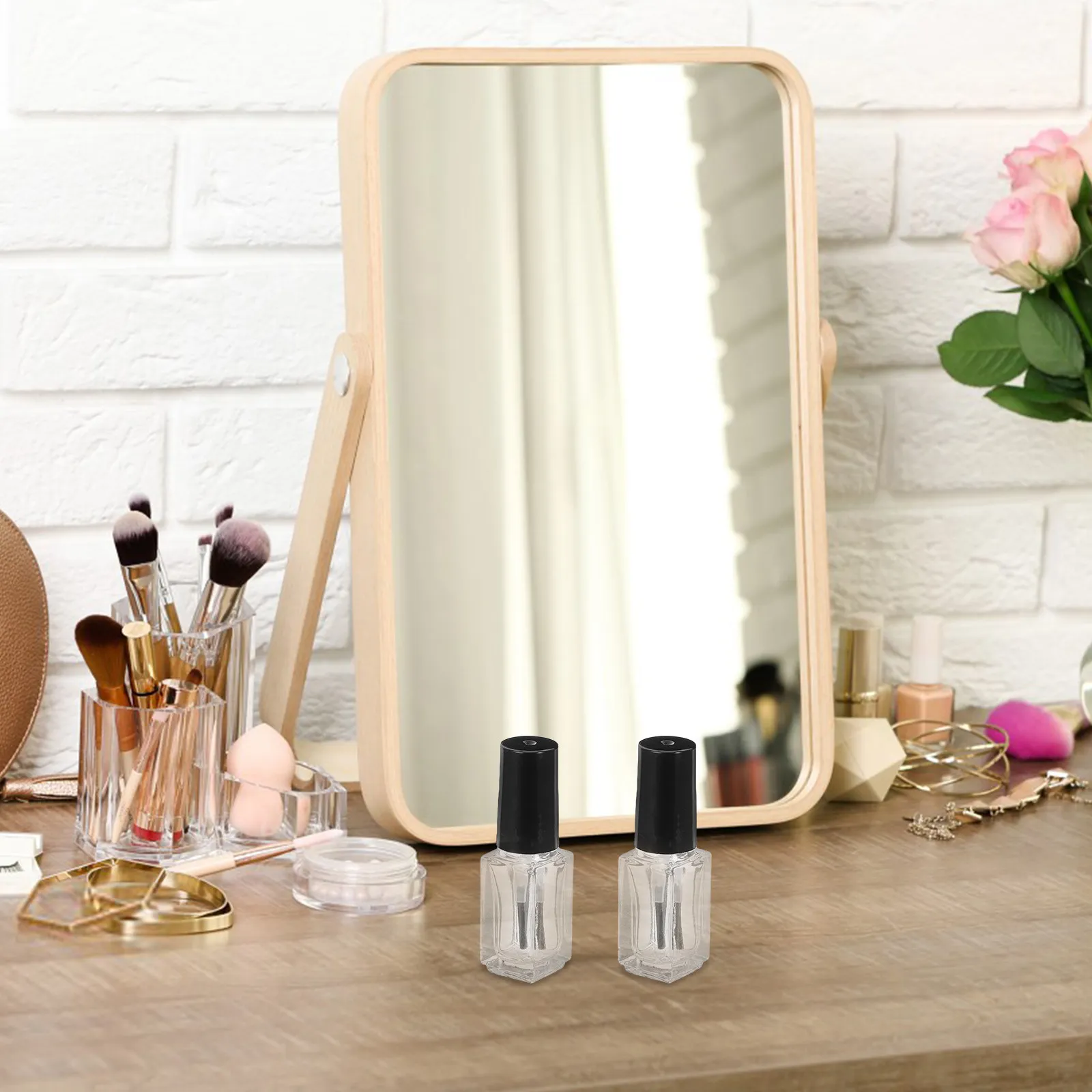 20Pcs Nail Polish Bottles Clear Glass Refillable Small Empty Containers Portable Brush Cap Suitable for Nail Gel Polish
20Pcs Nail Polish Bottles Clear Glass Refillable Small Empty Containers Portable Brush Cap Suitable for Nail Gel Polish