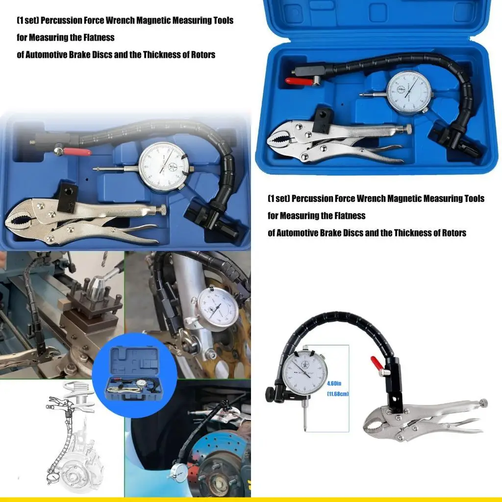SZCH High Accuracy Brake Rotor Thickness Gauge With Ergonomic Handle For Auto And Motorcycle Repair Easy Automotive Inspections
SZCH High Accuracy Brake Rotor Thickness Gauge With Ergonomic Handle For Auto And Motorcycle Repair Easy Automotive Inspections