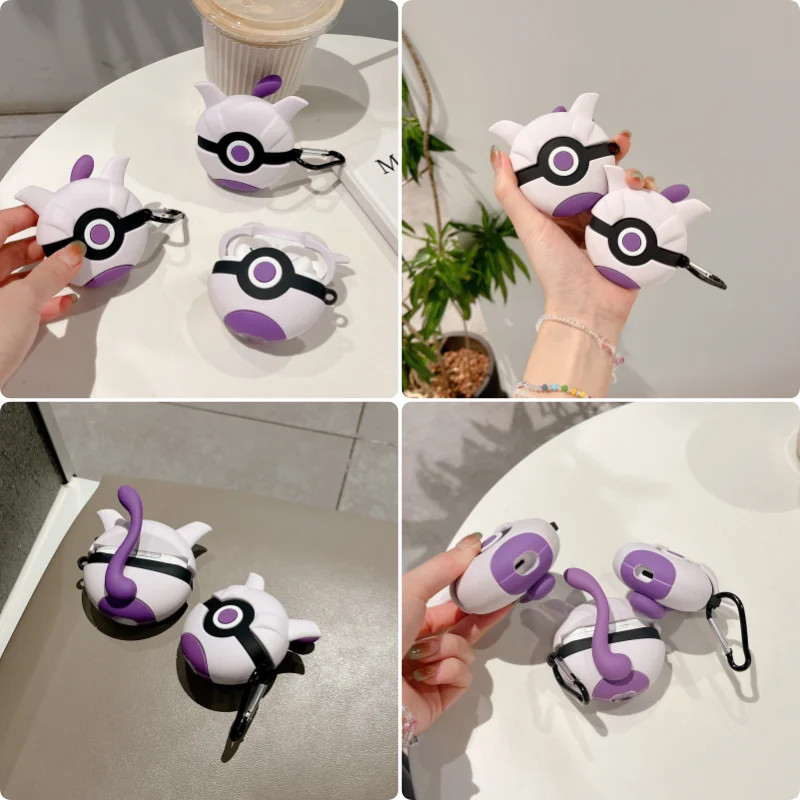 Pokemon Purple Ball For Airpods Case,Shockproof Protective Silicone Earphone Cover For Airpods Pro 2 Case For Kids Funda
Pokemon Purple Ball For Airpods Case,Shockproof Protective Silicone Earphone Cover For Airpods Pro 2 Case For Kids Funda