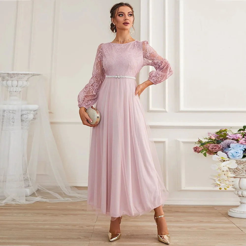 YQ-21702 women's clothing 2023 fall new fashion casual splicing lace mesh dress
YQ-21702 women's clothing 2023 fall new fashion casual splicing lace mesh dress