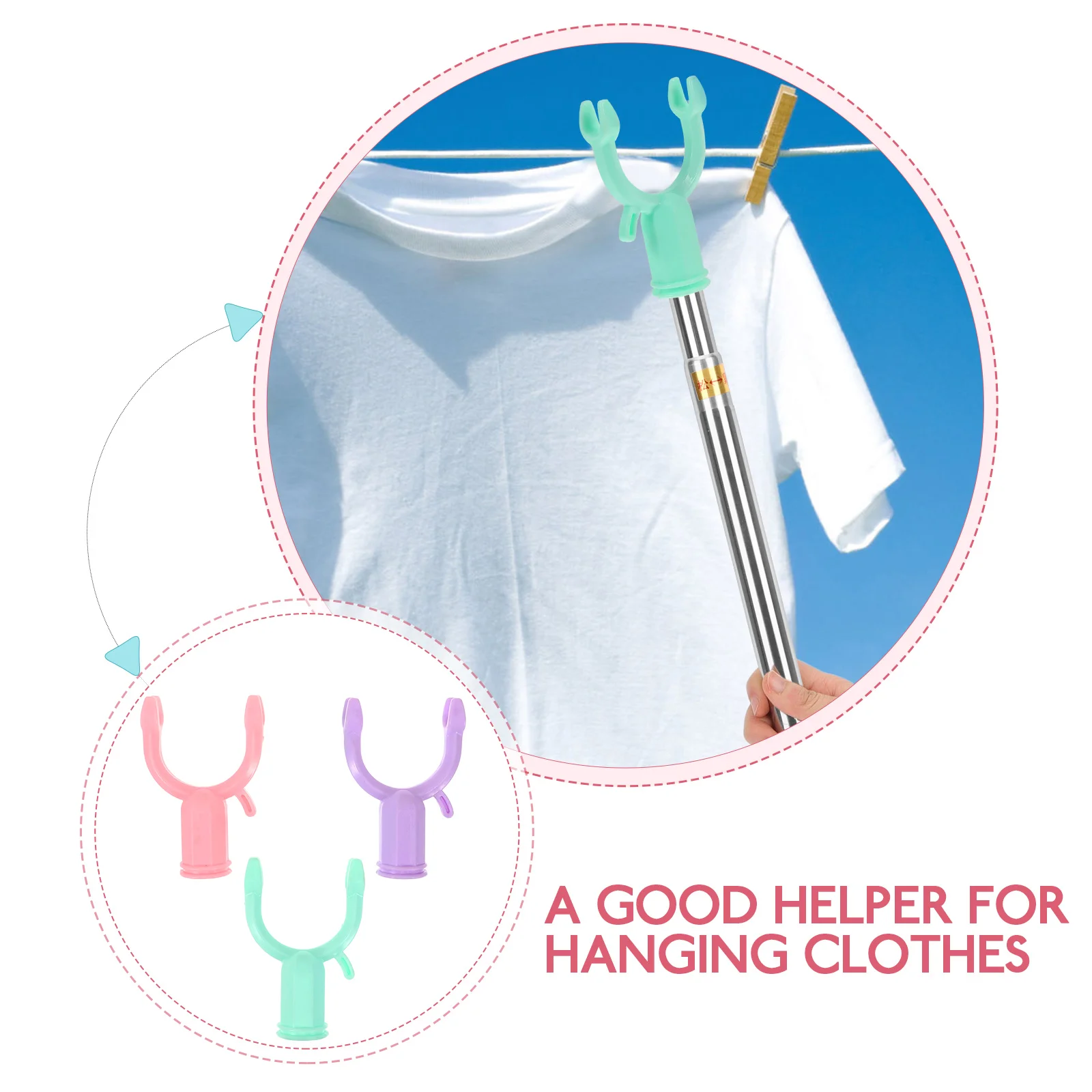 3pcs Clothes Rod Fork Replacement Plastic Clothes Pole Connector For Balcony Drying Pole Accessories Home Supplies
3pcs Clothes Rod Fork Replacement Plastic Clothes Pole Connector For Balcony Drying Pole Accessories Home Supplies